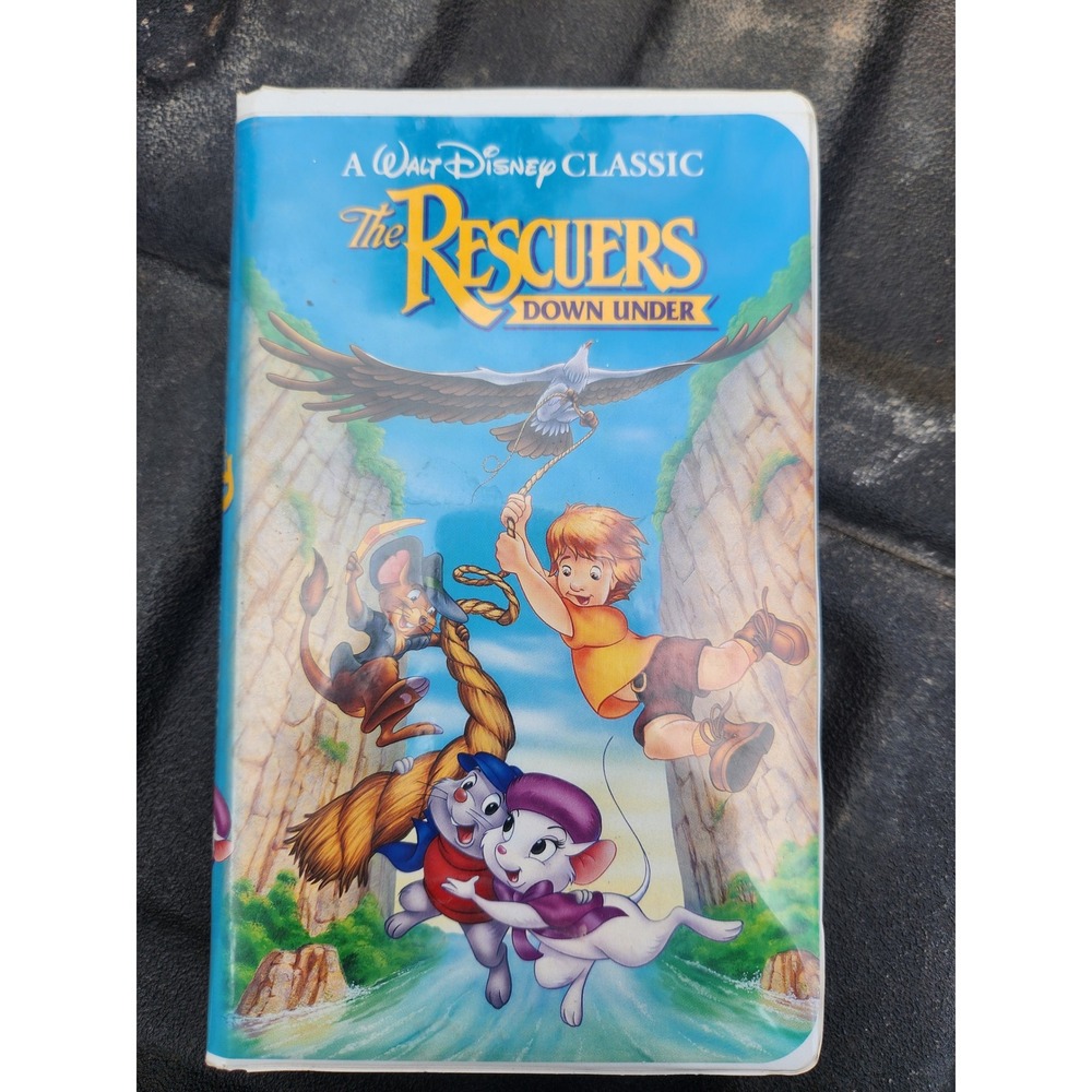 Walt Disney The Rescuers Down Under‎ Black Diamond VHS tape